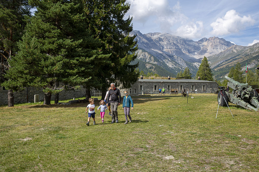 Forte Bramafam, la Piazza d'Armi